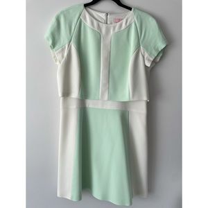 Ted Baker Green/White Dress